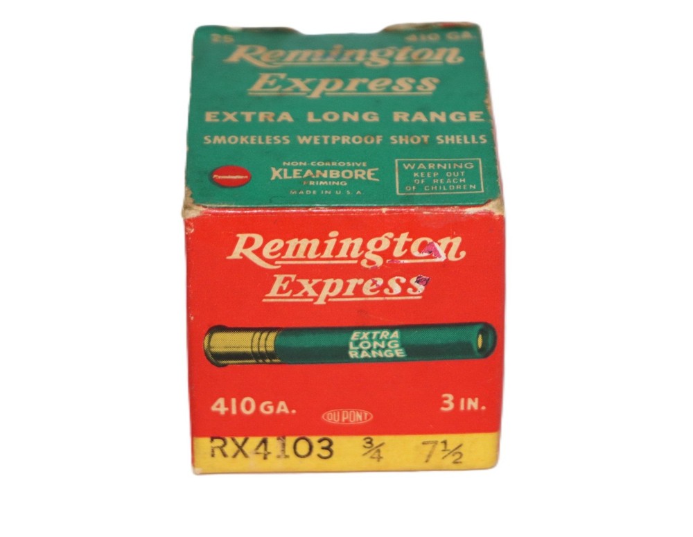 Remington Express .410 Ga. 3" Shot Shell Box - Empty