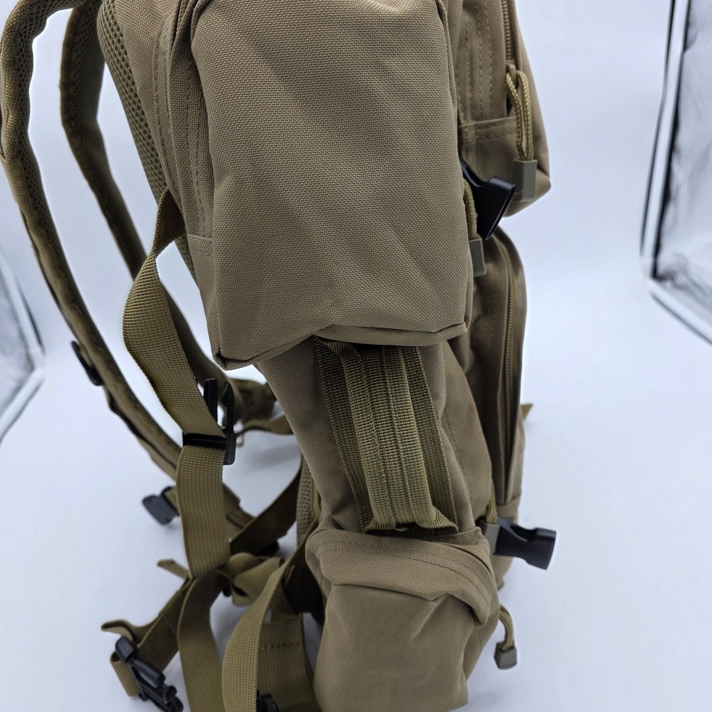 Allen Tactical Backpack Tan Hydration Compatible Adjustable Strap 20.5 in Height