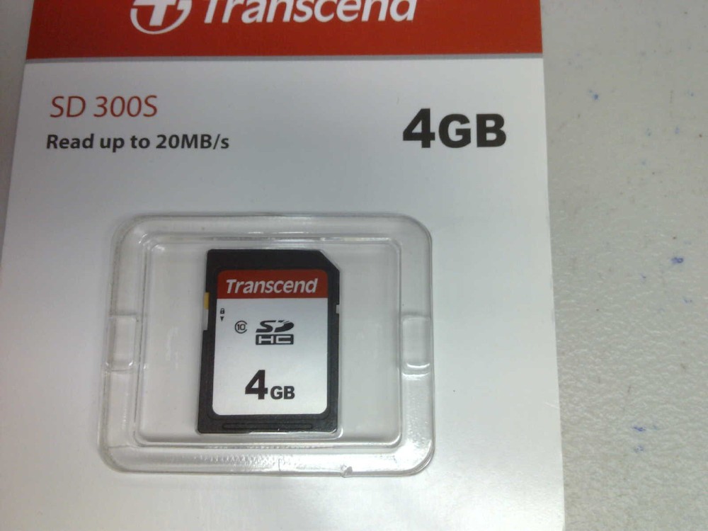 Transcend 4GB 300S Class 10 SDHC Secure Digital Memory Card