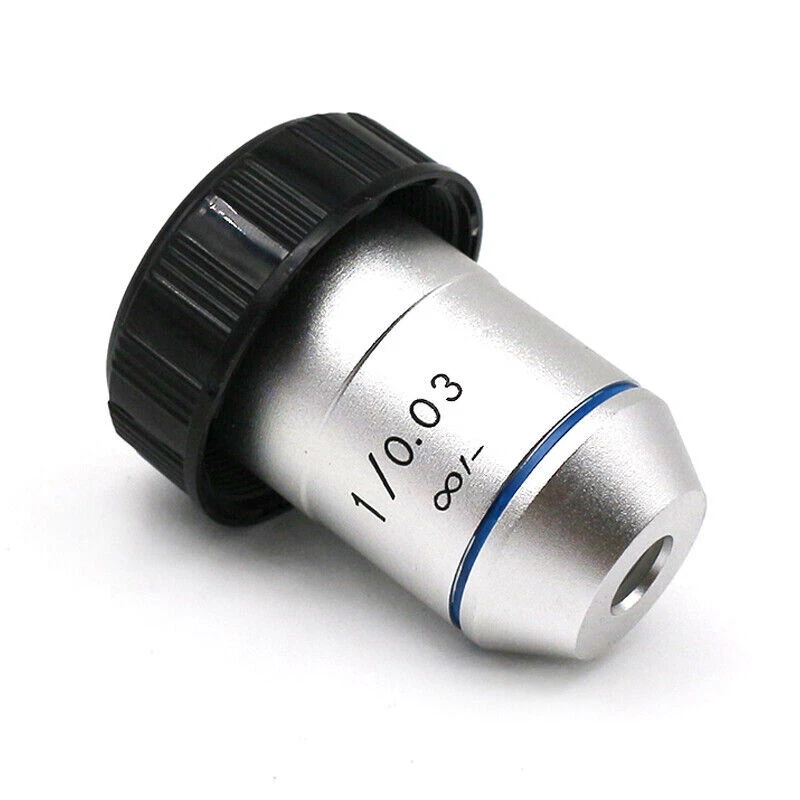 195 1X 2X RMS Achromatic Infinity Objective Lens for Biological Microscope