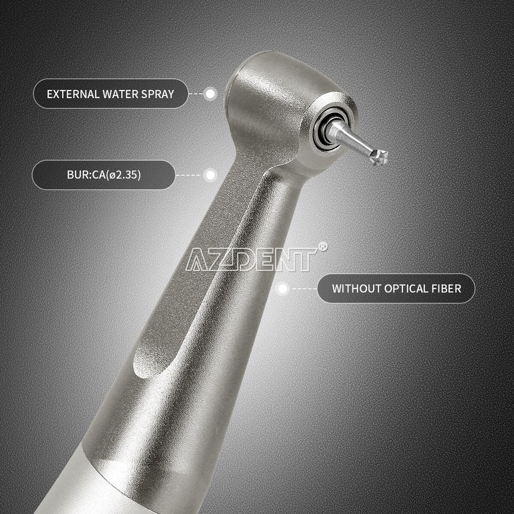 NSK Style Dental Low Slow Speed Handpiece Contra Angle Push Button E-Type Attach