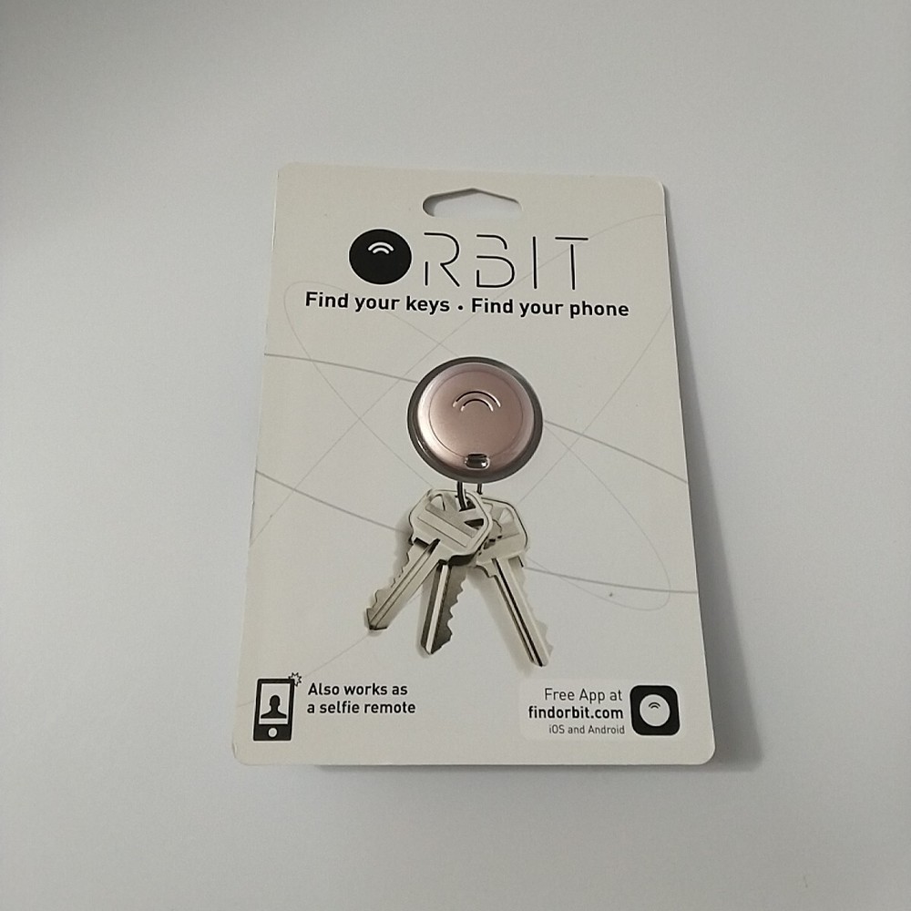 NEW Orbit ORB428 Bluetooth Tracker Key Finder Tracker Sealed Unopened NIP Silver