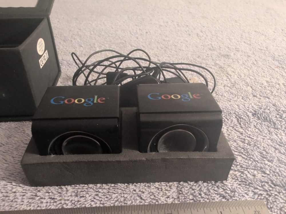 Google Speaker Set Mini Metal Speakers