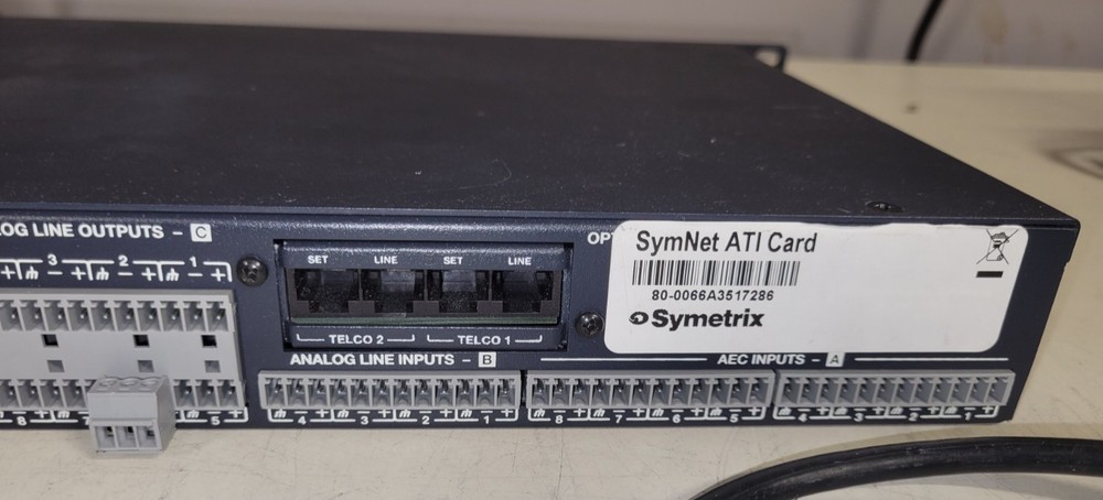 Symetrix SymNet RADIUS AEC Digital Signal Processor DSP Audio Conferencing Unit