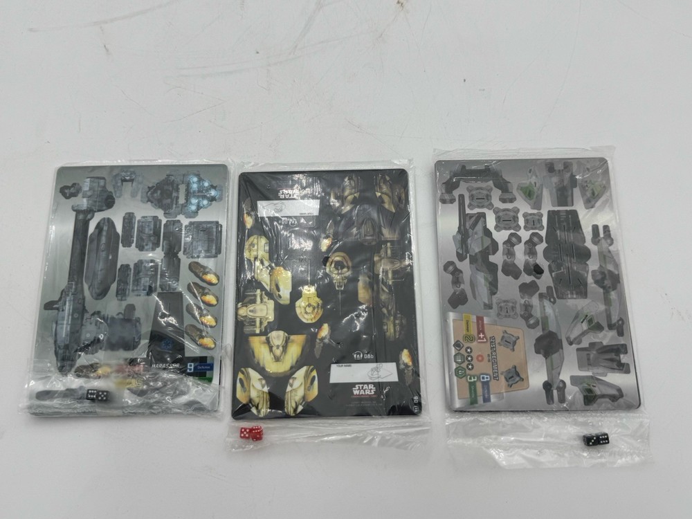 STAR WARS TCG POCKET MODELS 58 FULL SHEETS 14 HALF SHEETS LOT