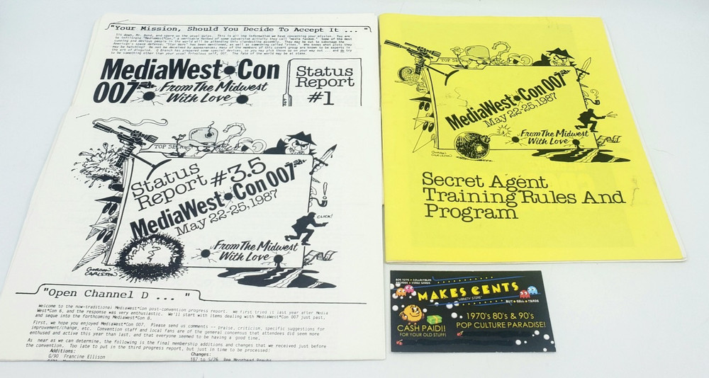 Media West Con 7 1983 Convention Program & Newsletters - READ!