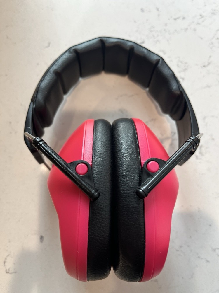 Hearing Protection Muffs for Kids, Adjustable Headband, Foldable, Plastic Foam