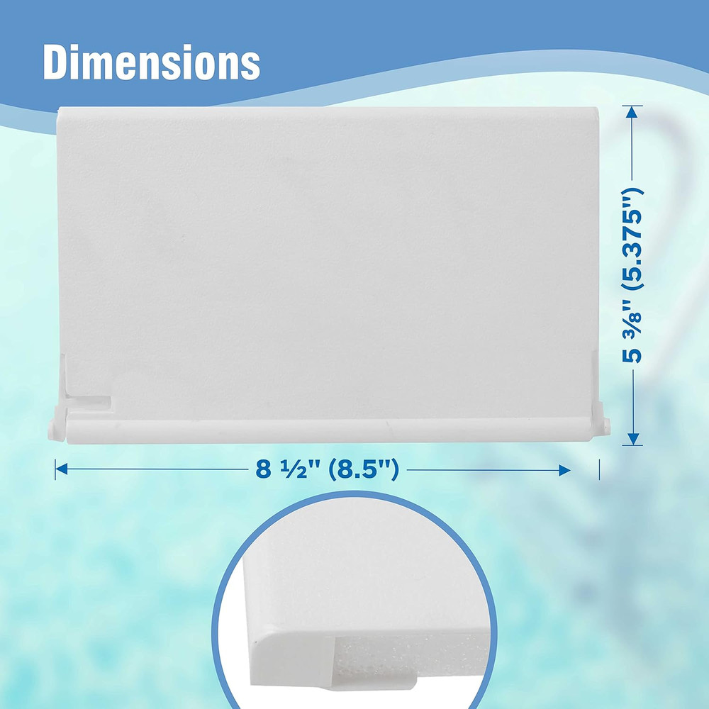 Exact Replacement 516252 White Weir Gate Assembly - Compatible with Bermuda Guni