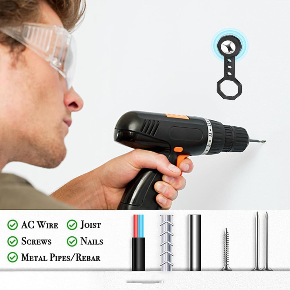 Magnetic Stud Finder Tool - 2 Pcs with 27 lbs Pull for Walls & Tiling