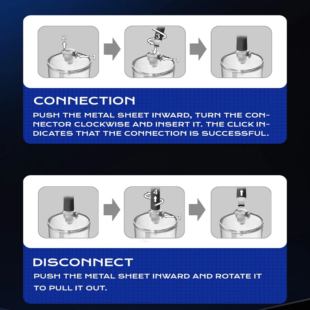 Female Male Fittings Quick Release Valves for Acrylic Penis Nipple Vacuum Pump