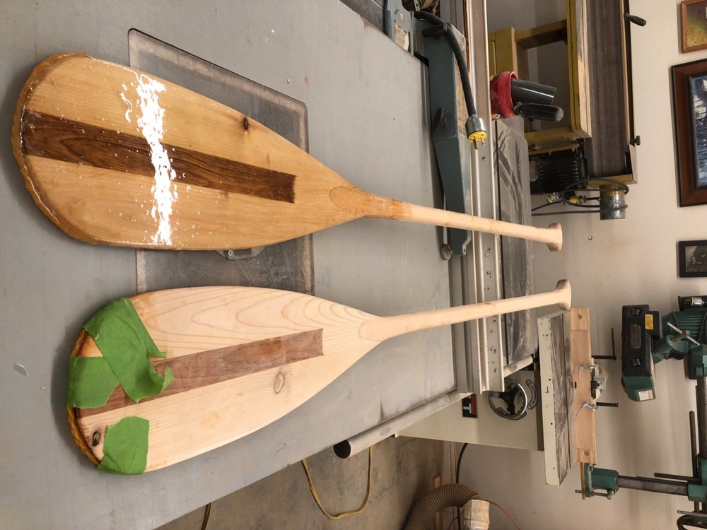Cedar strip canoe