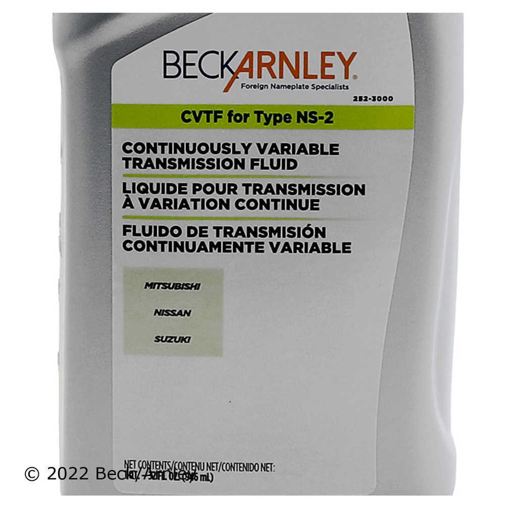 Automatic Continuously Variable Transmission (CVT) Fluid-Fluid Beck/Arnley