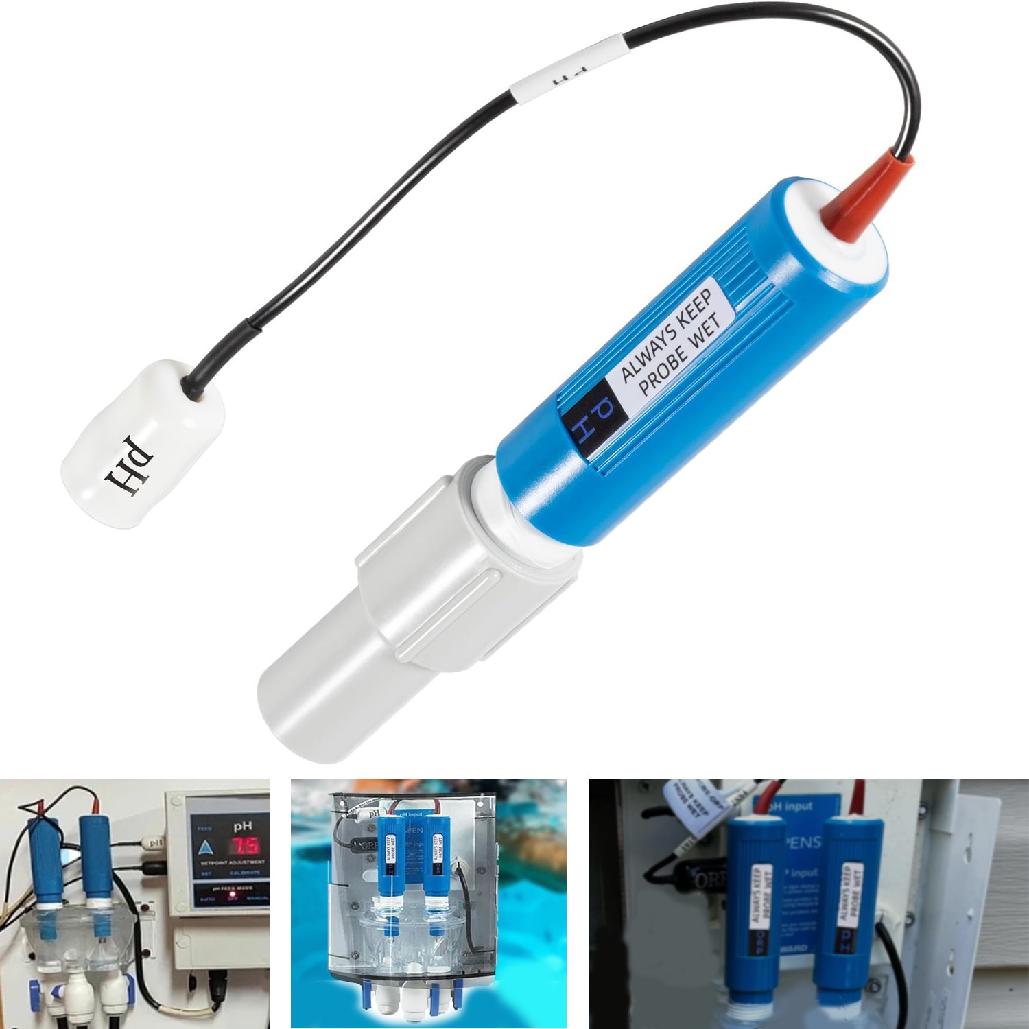 Fits for GLX-Probe-PH PH Probe for Hayward Sense and Dispense Automation Systems