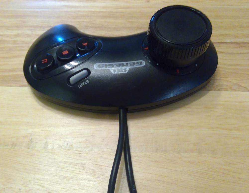 Vectrex Hydra SEGA Genesis Modded Controller Spinner Joystick Control Panel Mod