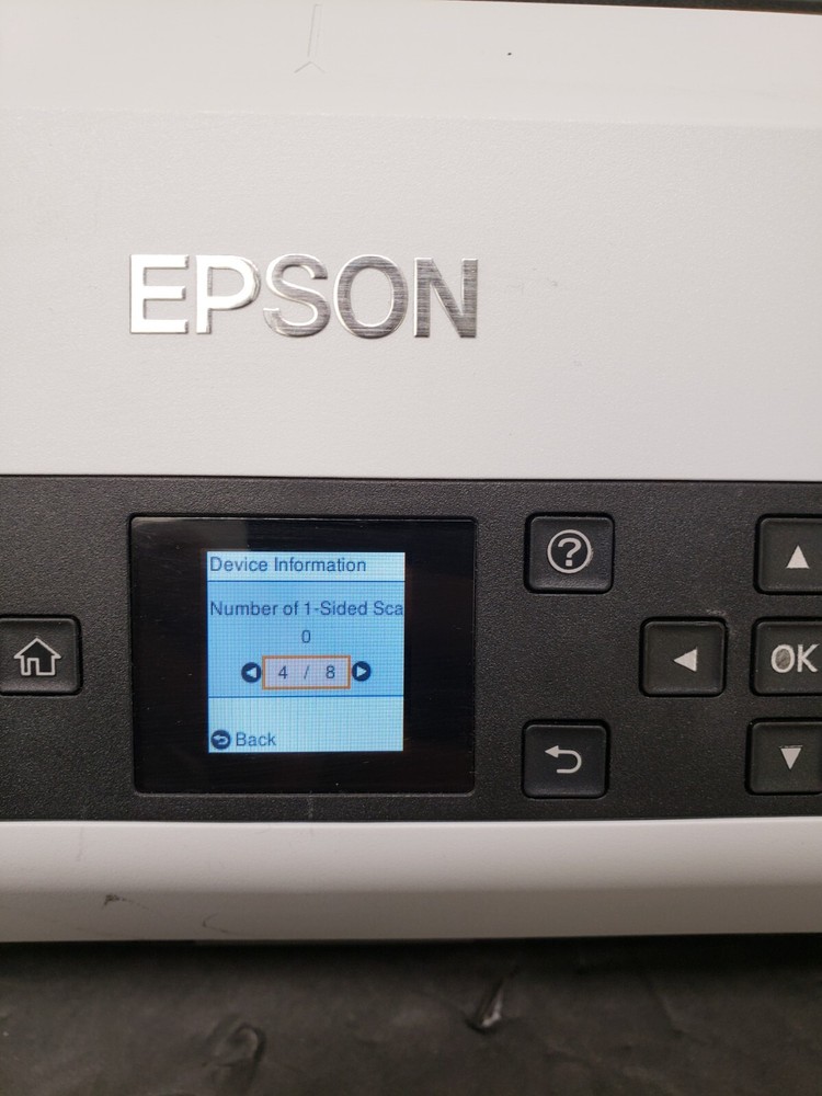 Epson DS-870 Color Duplex Workgroup Document Scanner *SCAN COUNT: 0* *Read*