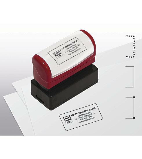 Name And Address Stamper, Medium - Pre-Inked / Item #: D2022M