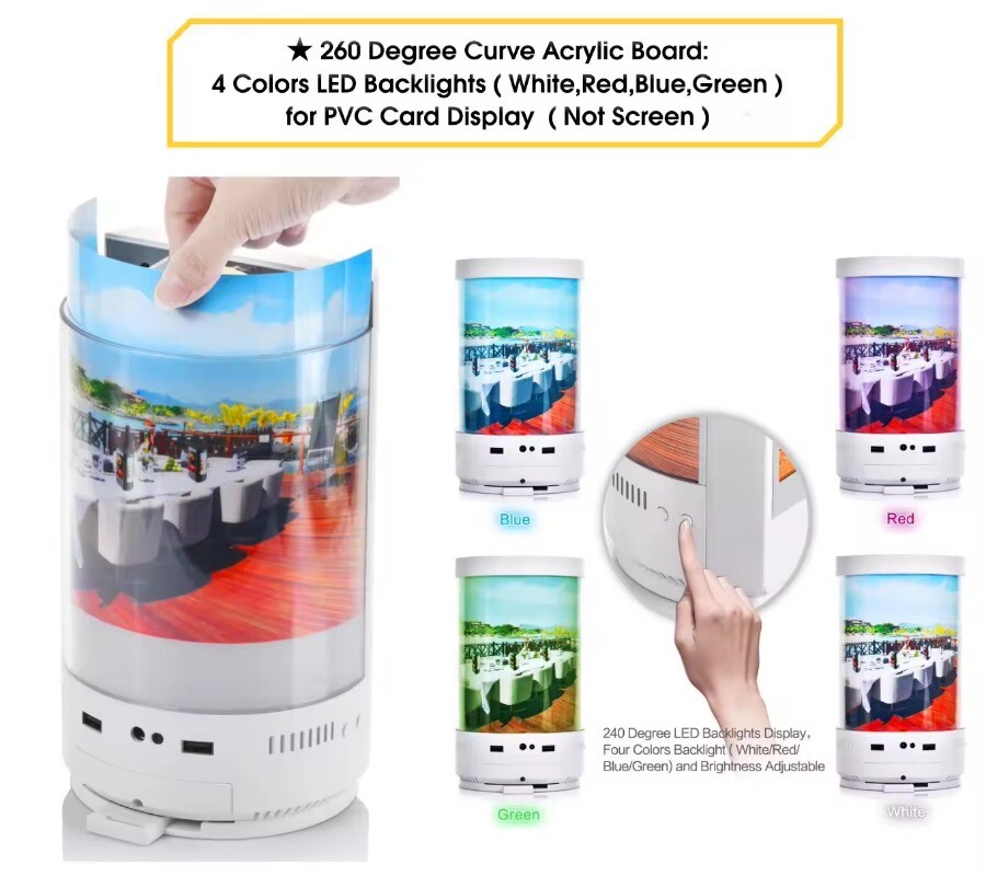 Hot Sale WIFI and Cloud Server Function 7inch Digital Signage Table Talker