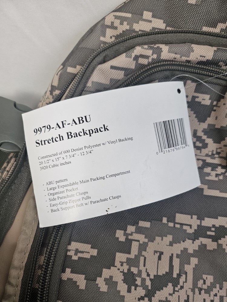 Code Alpha Tactical Gear Camo Backpack 9979-AF-ABU