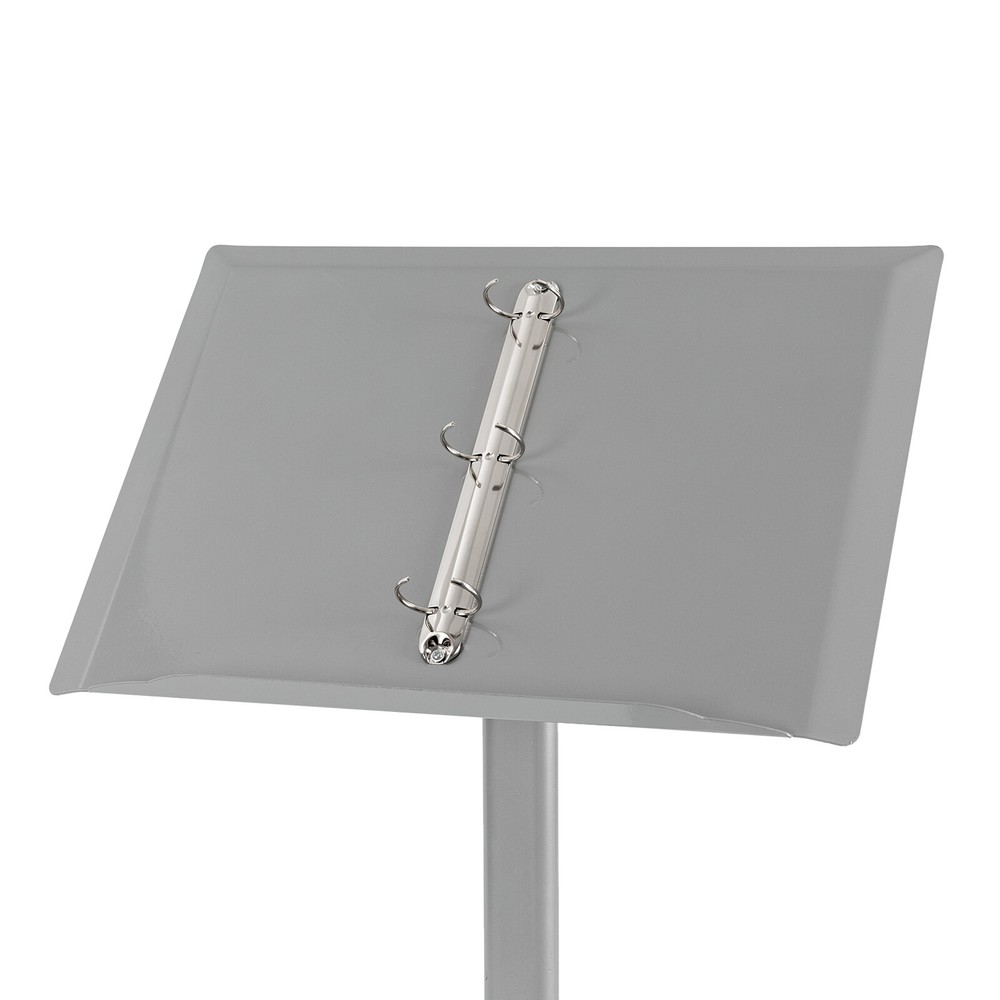 Standing Page Flip Menu Display Rack Ring Binder Stand Floor Standing Menu Stand
