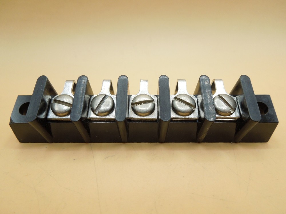 Terminal Barrier Block 5-Position Single Row Bakelite (QTY 5)