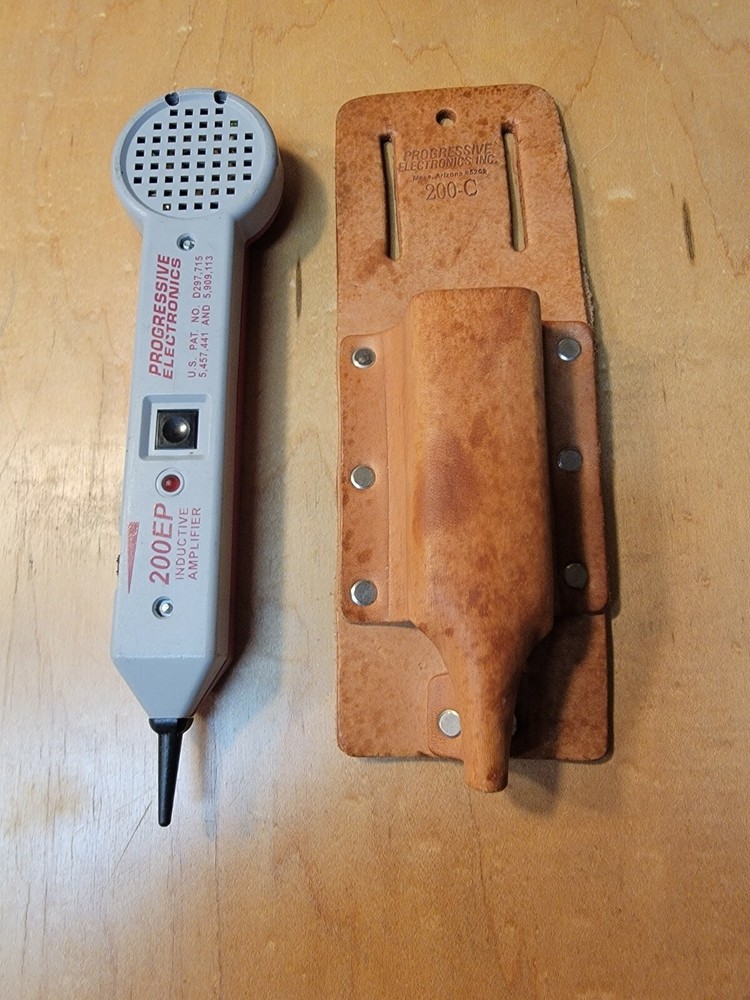 Progressive Electronics 200EP Inductive Amplifier  w/Leather Pouch