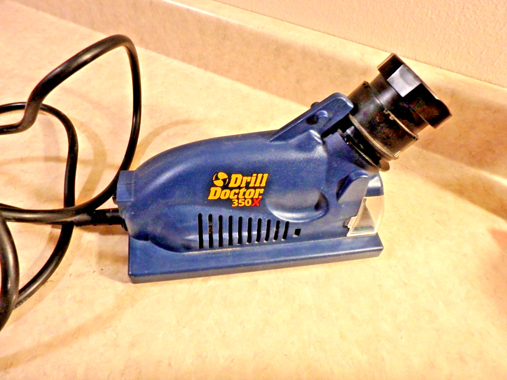 DRILL DOCTOR DRILL BIT SHARPENER 350X WITH USERS GUIIDE + DVD