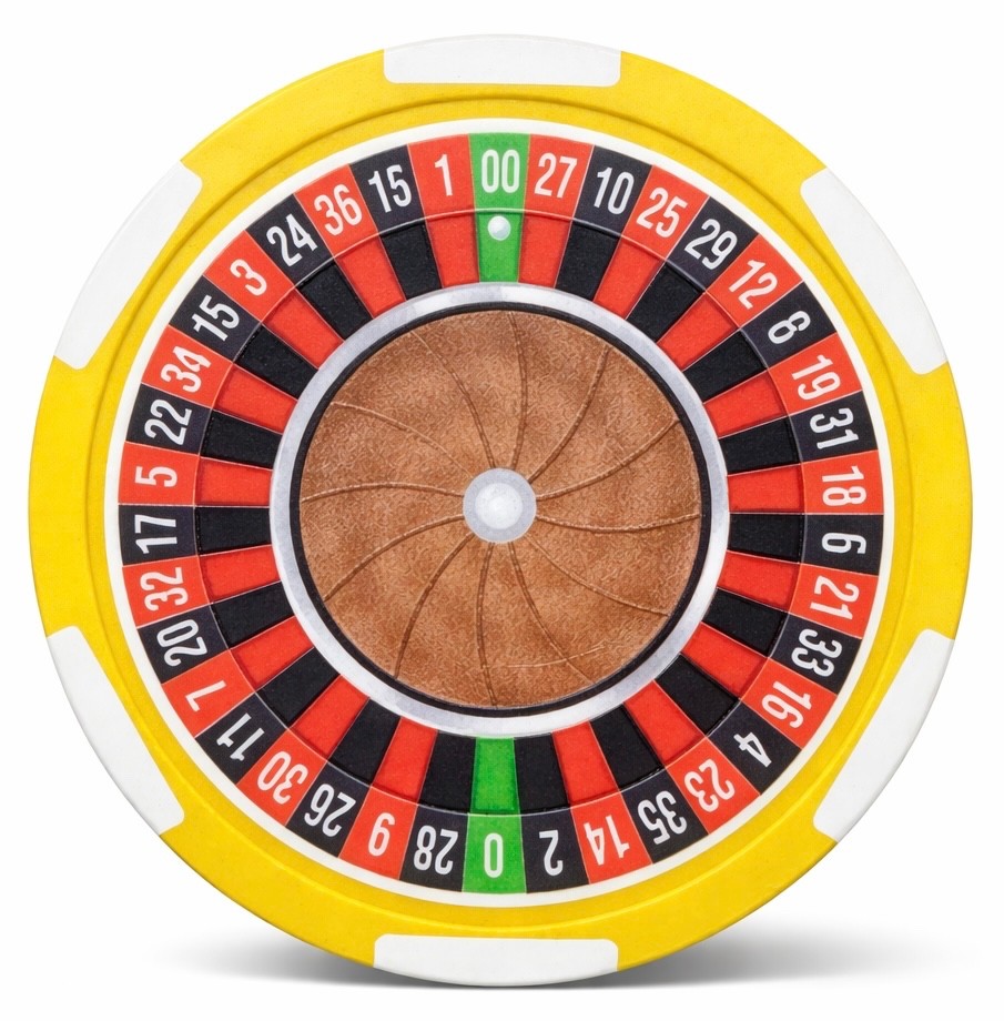 Roulette Wheel - Poker Chip Golf Marker