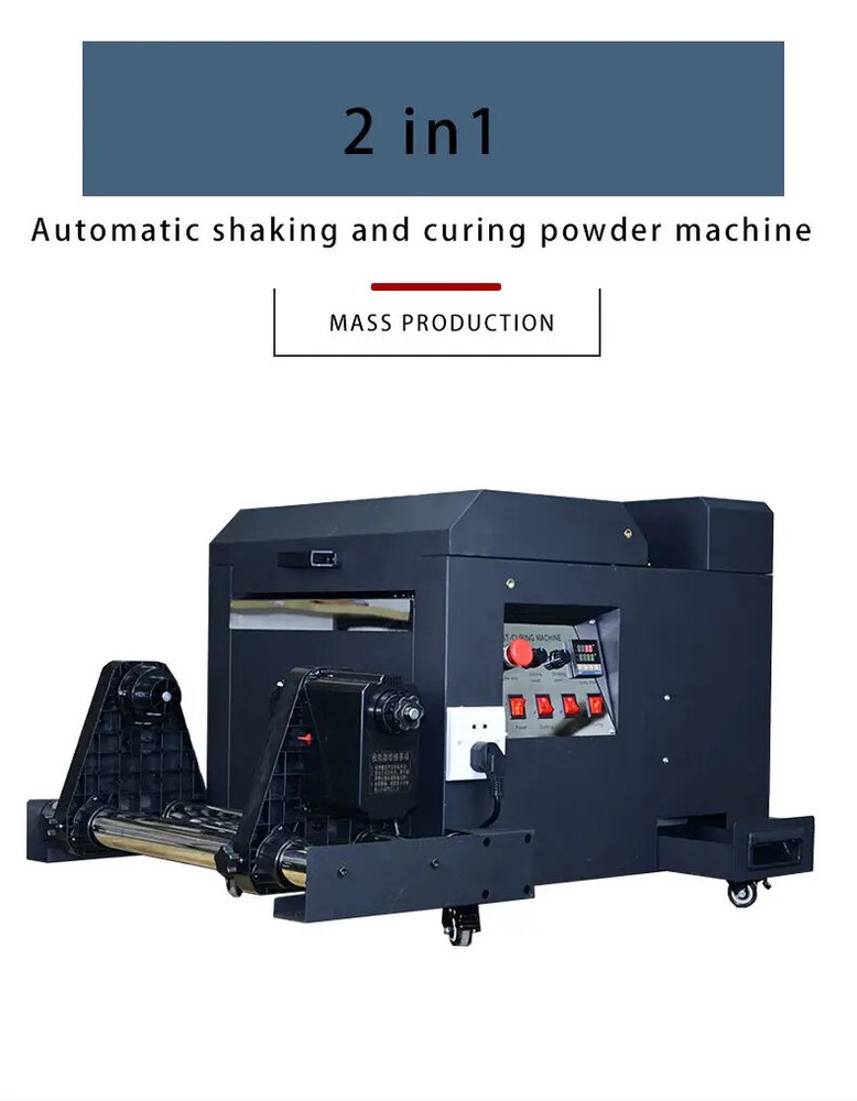 Automatic A3 DTF Powder Shaker Machine Shaking and Heating All In One Machine