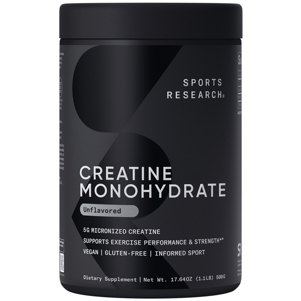 Creatine Monohydrate - Gain Lean Muscle, Improve Performance and Strength (500g)