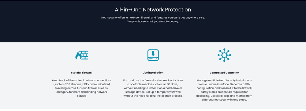 Linux Firewall SSD Made Easy Deploy your network security in just a few clicks