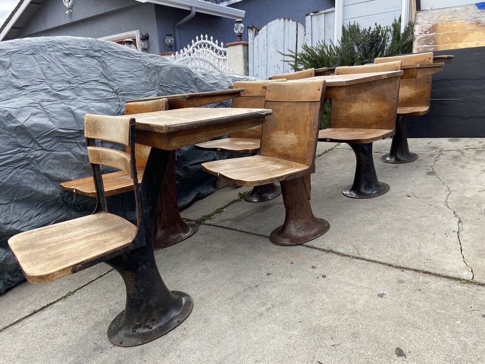 Antique ELEMENTARY SCHOOL DESKs