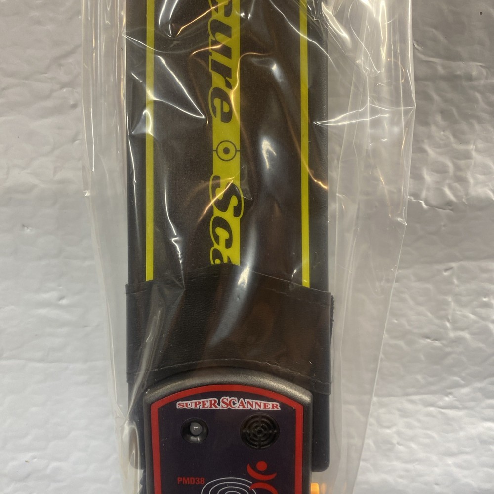Pyle PMD38 Secure Scan Handheld Metal Detector Wand w/Adjustable Sensitivity