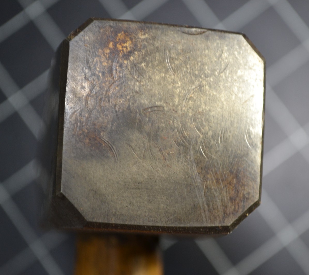 GERMAN - 2000g - BLACKSMITH - FORGING HAMMER - CROSS PEIN - ALL ORIGINAL