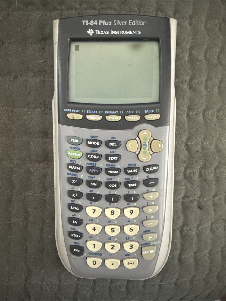 Texas Instruments TI-84 Plus Graphing Calculator - Silver