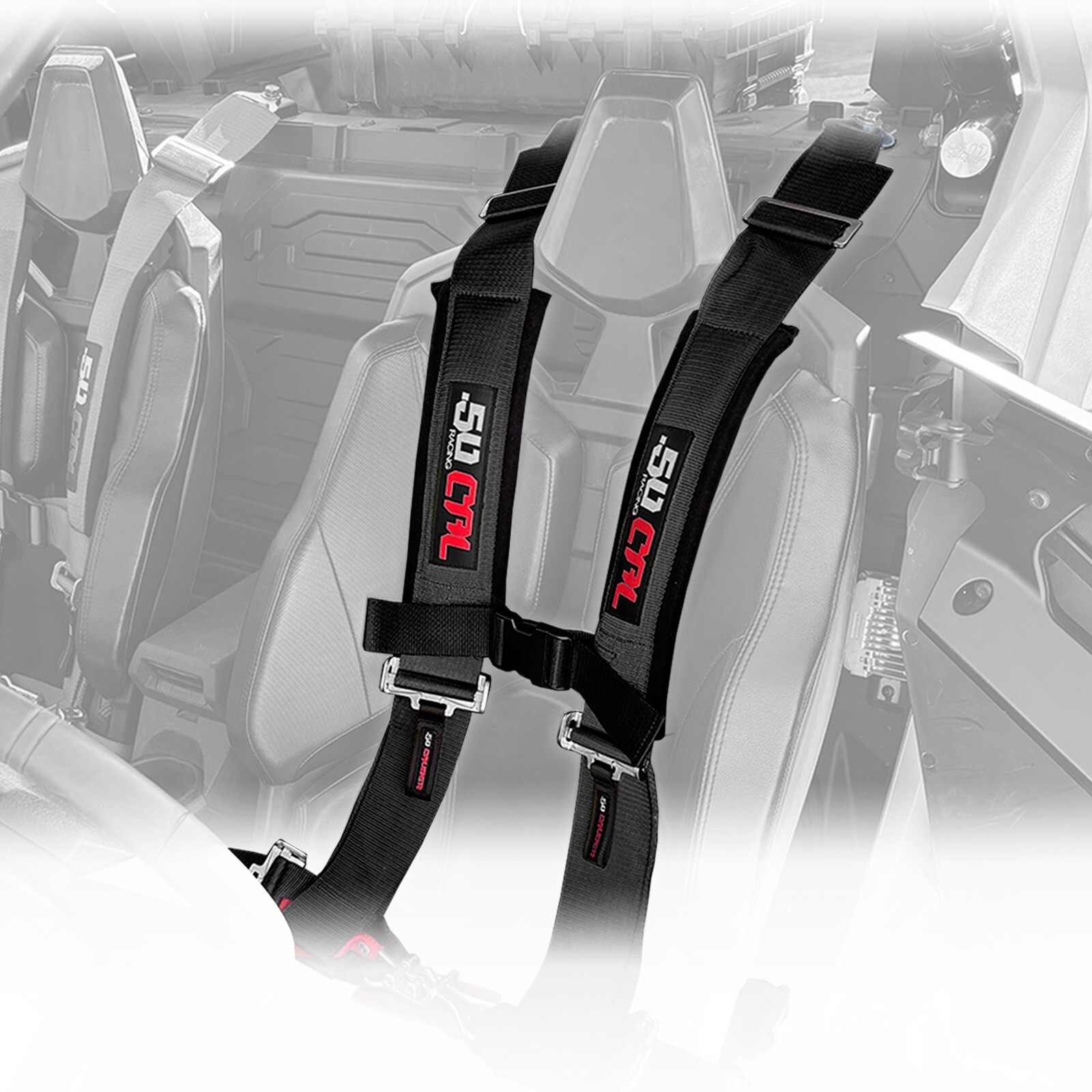 50 Caliber Racing Harness 2" & 3", 4-Point & 5-Point Harnesses 10 colors
