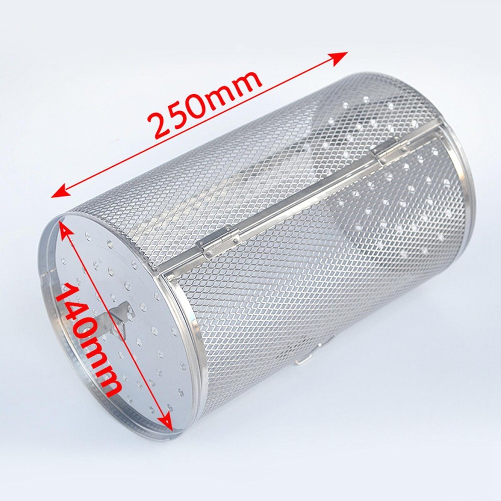 Roaster Drum Oven Cage Bakeware Rotatable 10inch for Home BBQ