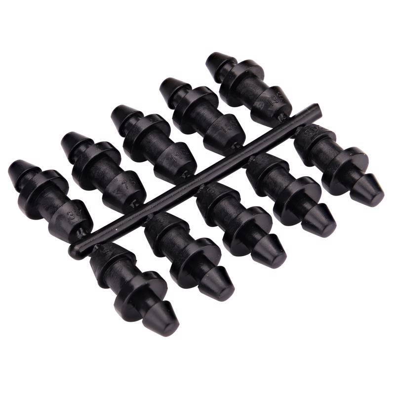 Raindrip 646050B Black Plastic Drip Irrigation Goof Plug