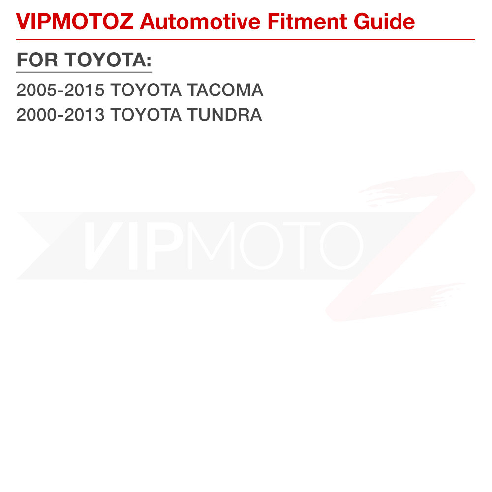 [EXCLUSIVE RED OLED TUBE] Full LED License Plate Light For 05-15 Tacoma/Tundra