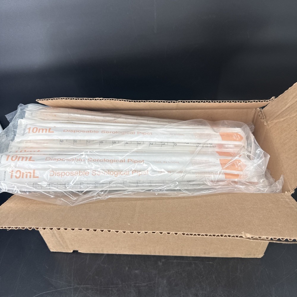 Olympus Diagnostics Serological Pipet 10 ml Polystyrene Total of 200 Pipettes