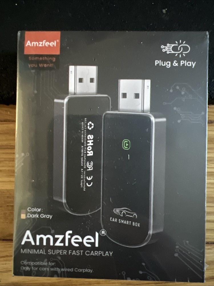Amzfeel Wireless CarPlay Dongle Adapter, Mini Edition