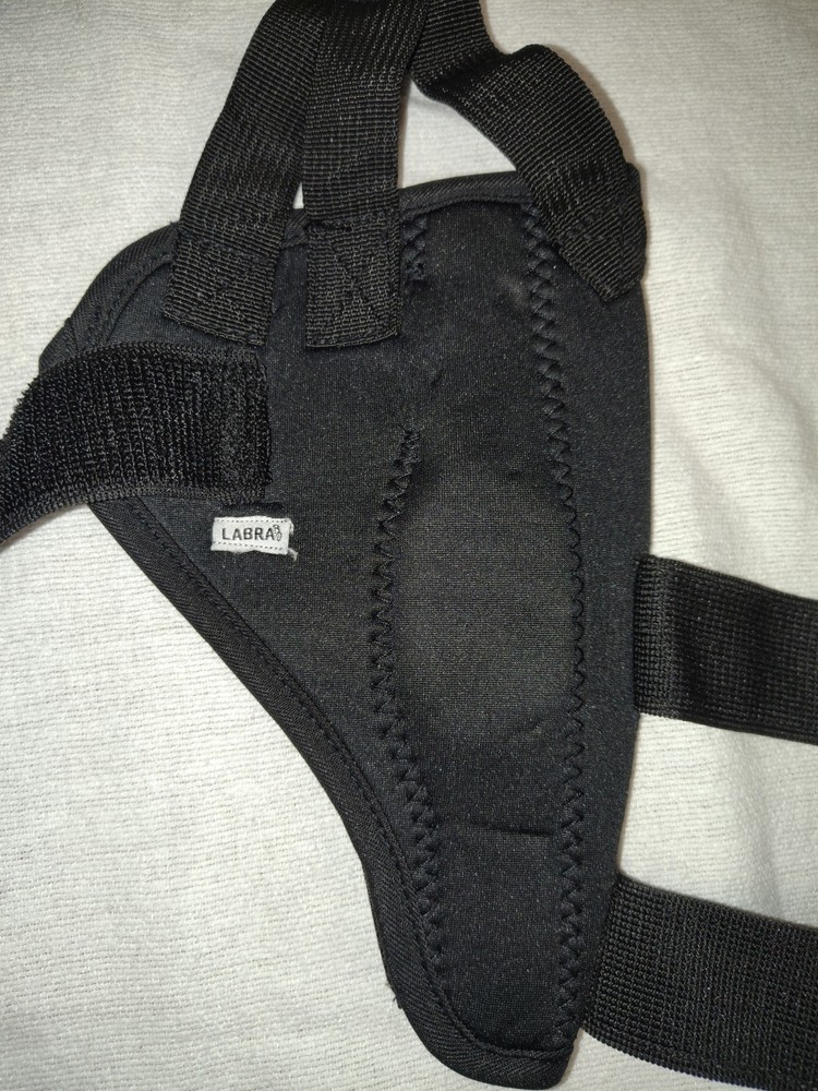 Labra Dog Knee Brace Size Medium, Rear Right Side, Black Adjustable
