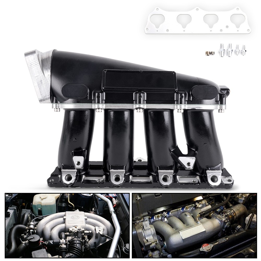 Ultra Series Street Intake Manifold Black for Honda Acura K20A/A2/A3 K24 Engines