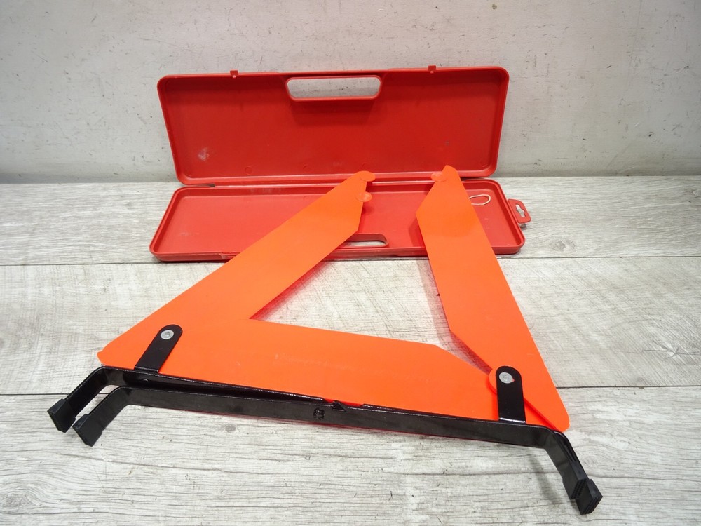 Emergency Reflective Car Warning Triangle Breakdown Hazard Road E127R031192