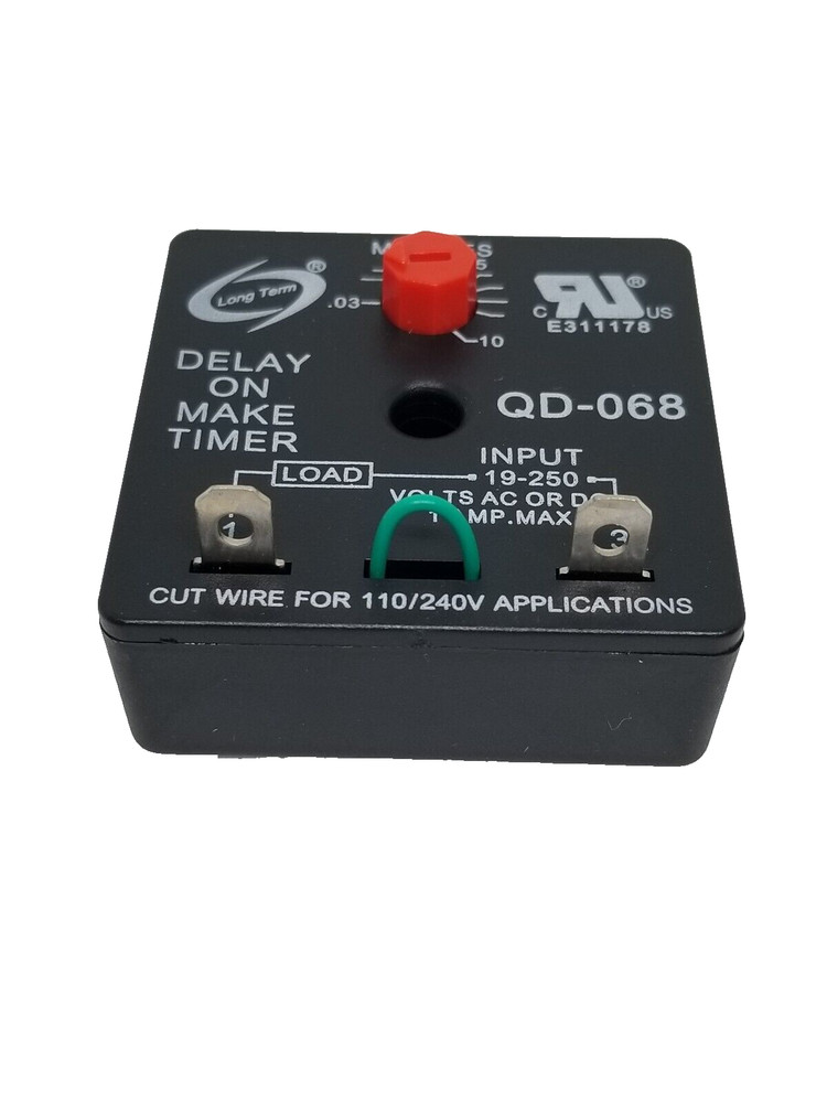 Universal DELAY ON MAKE Time Delays Timer Adjustable to 10 minites 24V input