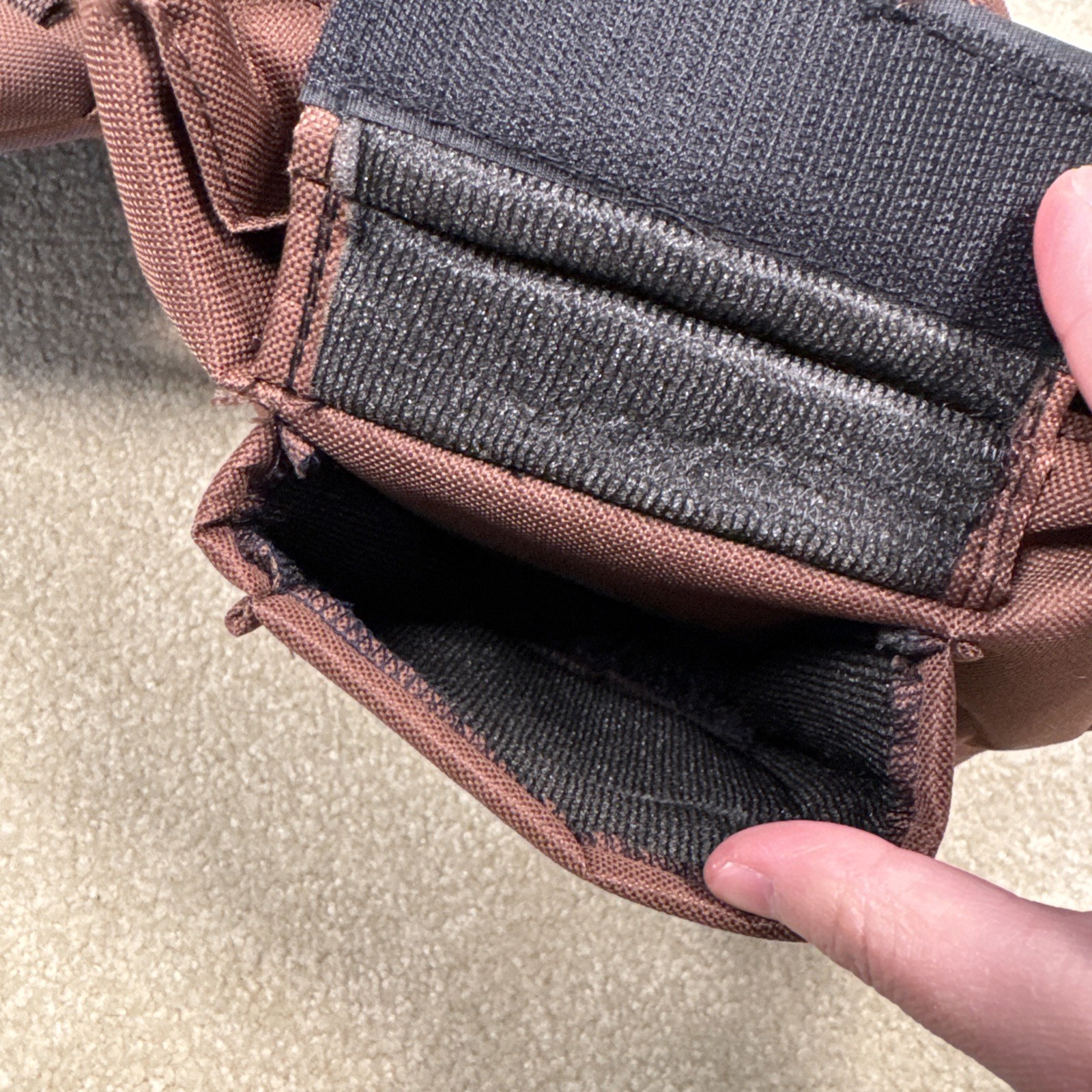 Tough 1 Insulated Saddle Horn Bag Brown Cordura Material Horse Tack Trail New