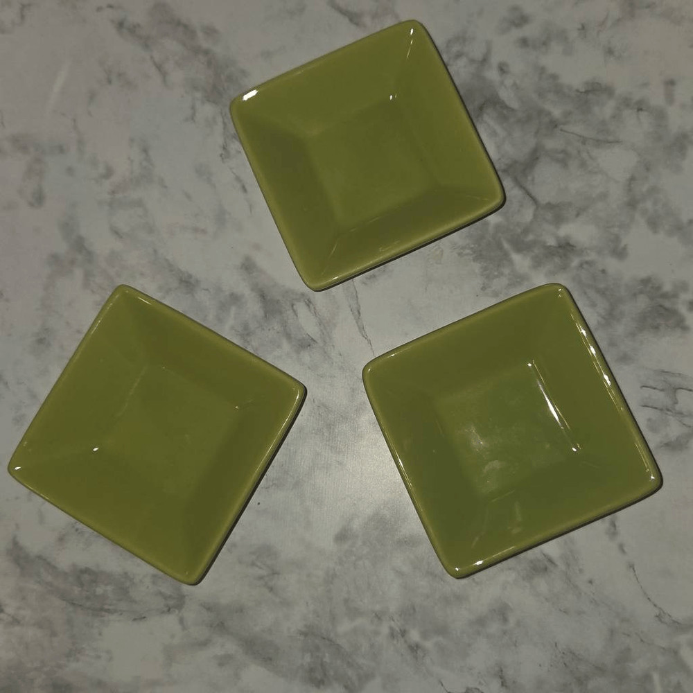 Lime Green Condiment Dishes