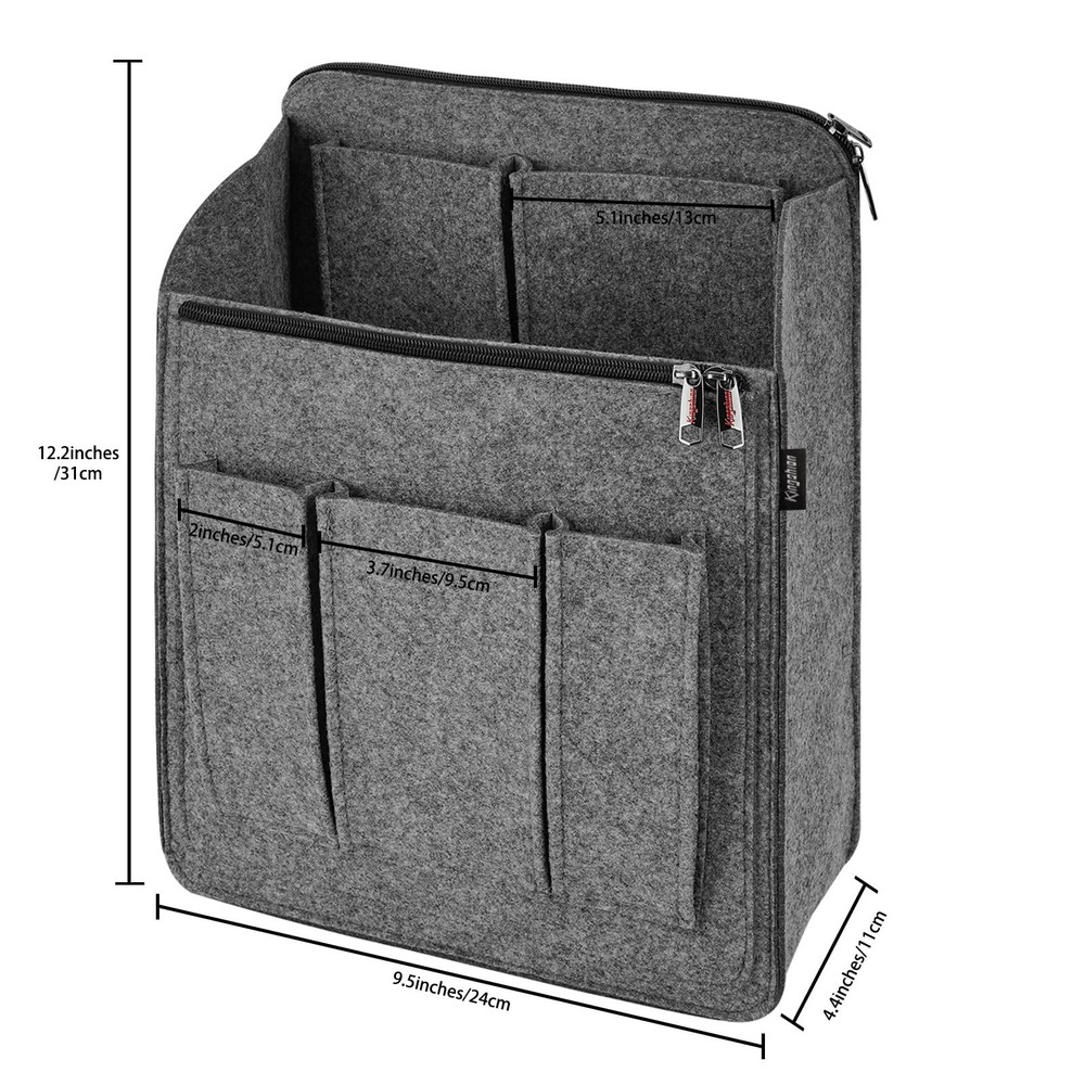 Large Capacity Backpack Organizer Insert - Felt Storage Insert for 10"+ Backp...