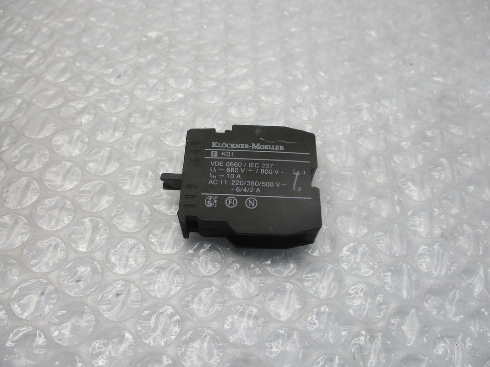 KLOCKNER MOELLER EK01 CONTACT BLOCK NSNP