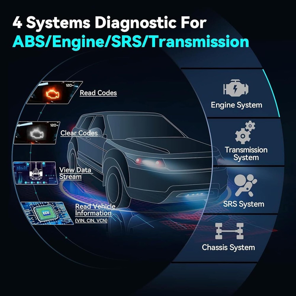 2026 LAUNCH CRP123X OBD2 Scanner Code Reader ABS Engine Car Diagnostic Tool Oil