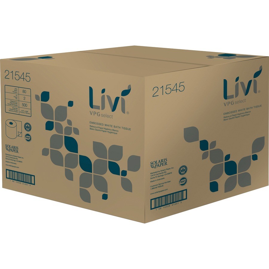 Livi Leaf VPG Bath Tissue (sol-21545) (sol21545)